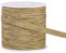 BENECREAT 27 Yard/25 m Glitzer-Metallic-Gummiband 1/4 Zoll (6 mm) Goldenrod Flache Nylon-Elastikschnüre Für Die Herstellung von Schleifen, Nähen von Bekleidungszubehör, Geschenkpapier