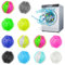 FuninCrea 12 Pcs Nylon Washing Balls, Reusable Washing Machine Lint Filters Anti-winding Floating Pet Hair Remover Washing Machines Pet Hair Catcher Balls for Laundry (02#)