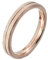 KnBoB Hochzeitsringe Eheringe, 3MM Titan Ring für Herren Damen Rosegold Dünn Matt Trauringe Größe 52 (16.6)
