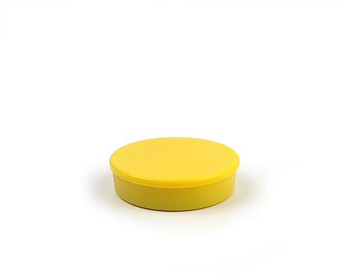 Neodym-Magnete, rund, Gelb, Durchmesser 30 mm, 5 Stück