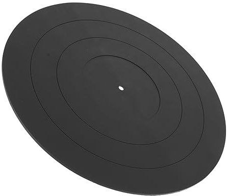 AOKWAWALIY 1 Pc Tappetino Per Dischi in Silicone Tappetino Giradischi in Silicone Fornitura Di Giradischi Tappetino Per Giradischi in Sughero Piatto Giradischi Domestico Gel Di Silice Dj