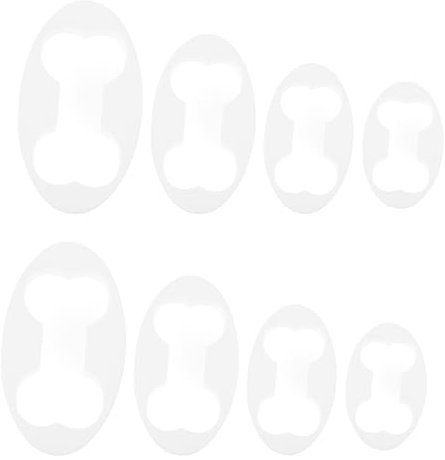 Garneck 32 Stk Knochen-ausstecher Babyparty-ausstecher Plätzchen Minikuchen Hundeknochen Ausstecher Herz-ausstecher Keksausstecher Zum Backen Mini-kuchen Weiß Knochenmesser Plastik Gebäck