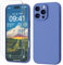 GOODVISH 3 in 1 für iPhone 16 Pro Hülle mit 2 Stück Schutzfolie, Liquid Silikon Handyhülle [Upgraded Kameraschutz]Soft Mikrofaserfutter Kratzfest stoßfeste Schutz Case für iPhone 16 Pro 6.3,Neu blau