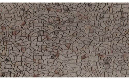 Noch 60365 H0 3D-Strukturfolie Steinplatten, 28 x 10 cm