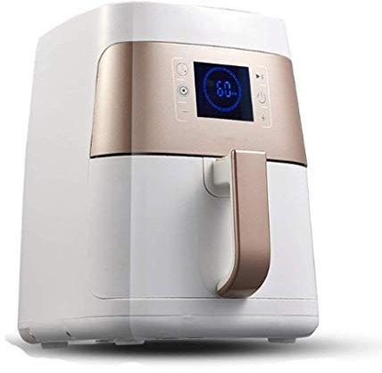MZGDONGF 1400 W Heißluftfritteuse, Ölfreier elektrischer Heißluftfritteusenofen mit digitalem LCD-Bildschirm, für gesundes ölfreies und fettarmes Kochen, 2 l erforderlich Safehappy