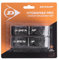 Dunlop Hydromax Pro Squash Ersatzgriff, Schwarz (2er-Pack)