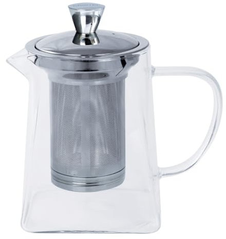 Cristel - Théière Rooibos en verre boroscilicate avec filtre inox dévissable 0,8 L - CRISTEL