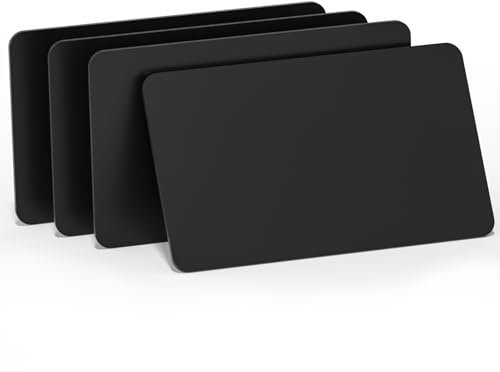50 Stück NFC-Karten Schwarz NFC Tags NFC Visitenkarte NFC 215 Karten NFC Ntag215 Karten Blanko NFC Karten wiederbeschreibbar 504 Byte programmierbare NFC Tags iPhone kompatibel mit NFC-fähigen Handys