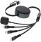 Einziehbares Multi Ladekabel für Apple Watch - 100W 4 in 1 Universal Ladekabel Einziehbar mit Apple Watch Ladegerät, USB-C, Lightning & Micro-USB für iWatch/iPhone 16/15/14/13/12/Android/iPad/Tablette