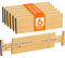 Lifewit 6 Pack Bamboo Drawer Dividers 5 High, 16-22 Adjustable Drawer Organisers for Clothes, Expandable Dresser Separators in Bedroom/Bathroom/Kitchen/Office Organization and Storage