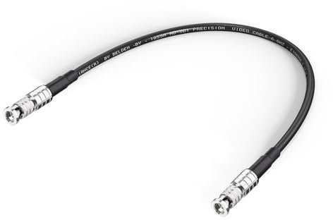 Superbat 3G/6G Micro HD-BNCSDI Kabel 30cm HD-BNC Stecker auf HD-BNC Stecker Kabel SDI Video Kabel (Belden 1855A,75ohm) unterstützt HDTV,SDI Komponenten, Composite,MADI, WORD CLOCK, SYNC, etc