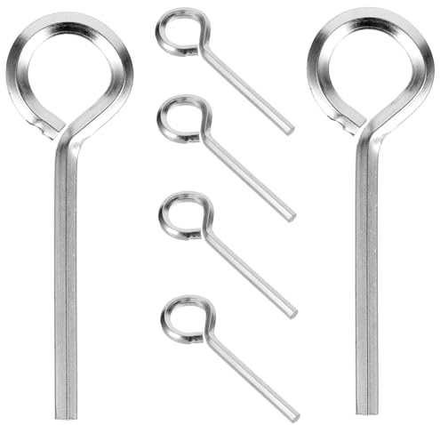 SEWOART 6pcs Hex Lock Key Allen Key Metal Wrench for Door Exit Devices Wrench for Emergency