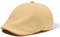 CLAPE Schirmmütze Herren Damen Schiebermütze Baskenmütze Flache Kappe Baumwolle Einstellbar Newsboy Cap Gatsby Mütze Khaki NBAP2501