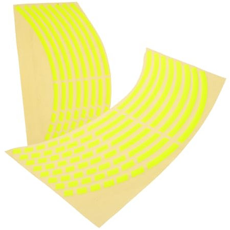 PAMINGONO Adesivi Riflettenti Per Cerchi Auto Da 18 Pollici Strisce Adesive Per Cerchi Bici Nastro Riflettente Per La Sicurezza Facile Da Applicare Uso Versatile