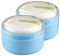 CIMAXIC 2Er-Packung Pulverpufffall puder dose Babypuderbox Puderquaste für Babyhaut Babypuder Aufbewahrung Babypuder-Schwammbox Behälter Puffer Babysnacks Talkum Puderquaste Fall Blue