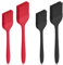 CONJURAIDE 4 Stück Backpinsel Silikon, Küchenpinsel 21/25cm BPA-Freies Pinsel Backen Silikonpinsel Küche Kochpinsel Grillpinsel Ölpinsel Lebensmittel Grillbürste für Backen BBQ Gebäck