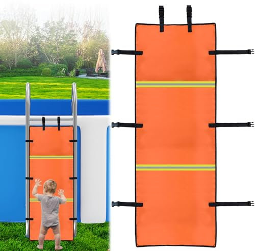 Poolleiter-Sicherheitsschutz, 50 x 125 cm, Sicherheitsnetz, Kindersicherung, Poolleiter, oberirdische Sicherheitsabdeckung, um zu verhindern, DASS Kinder Klettern, Fallen, ertrinken