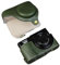 MUZIRI KINOKOO Case for Panasonic Lumix DC-TZ99 Digital Camera, PU Leather Protective Cover for Lumix TZ99, Detachable Carrying Case with Adjustable Shoulder Strap - Green