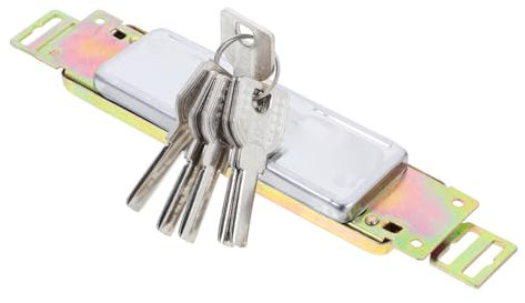 Operitacx Roller Shutter Door Lock Vertical Garage Door Lock Security Keyway 6 Keys Included for Rolling Shutter