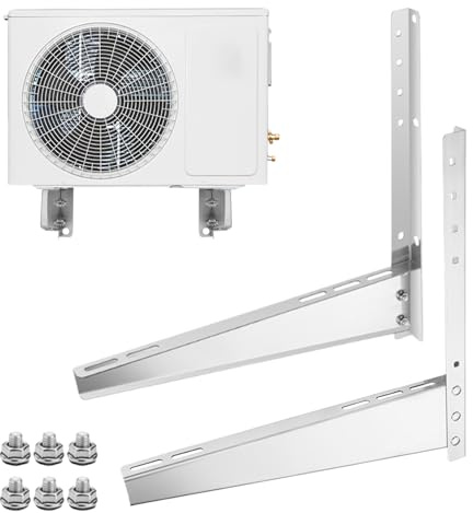 Rrlihjgu Window Air Conditioner Mount, Air Conditioner Window Mount | Heavy Reach Adjustable Bracket Installation for Bedroom, Living Room, Home