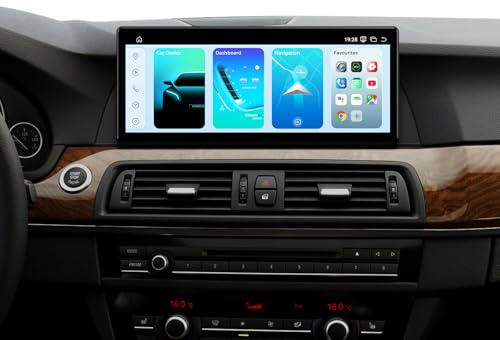 XTRONS 12,3 Android Autoradio Snapdragon 662 8+128GB für BMW F10/F11 CIC | Octa Core vollständig laminierter Bildschirm Integriertes 4G LTE Car Play Android Auto WLAN Bluetooth GPS Optional DAB OBD