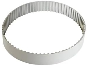 KEUQIXMR PU T5 Zahnriemen, Breite 10/15/20/25 mm, weißer Polyurethan-Umfang, 605–800, geschlossener, 1 Stück(T5-670mm,15mm)