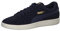 PUMA Unisex Puma Smash V2 Sneaker, Peacoat Puma Team Gold Whisper White, 37.5 EU