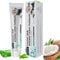 Vista Zahnpasta Kokosnuss Bambus Mint Teeth Whitening Zahnpasta Ohne Fluorid Tee Kaffee Fleck Entfernen (Coco 1 Pack)