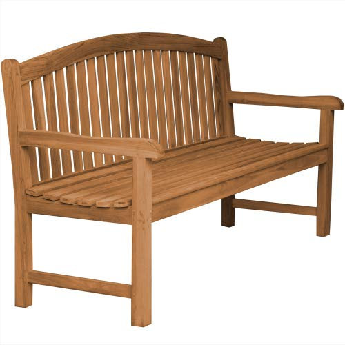 Gartenbank Bari Teak Massivholz Breite 120 cm