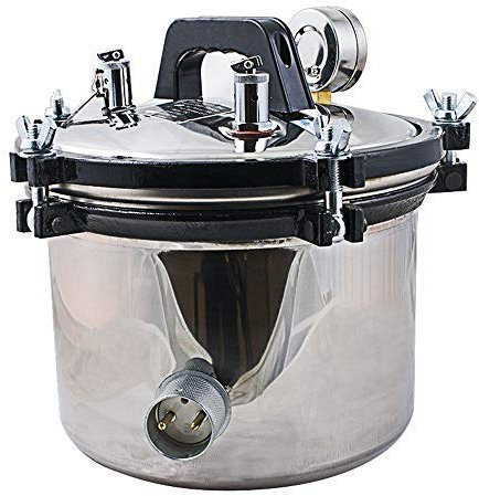 Tragbarer Dampf-Autoklav-Sterilisator, 8 l