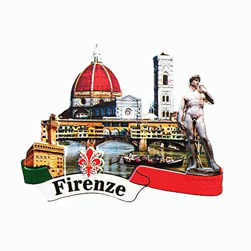 Florence Italy 3D Fridge Magnet Souvenir Gift,Home & Kitchen Decoration Magnetic Sticker Firenze Italy Refrigerator Magnet Collection