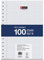 Miquel Rius Nachfüllpack 100 Blatt, 4 mm kariert und Rand Folio-Format, 16 Löcher, Papier 90 g, Weiß, Folio