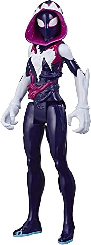 Spider-Man Maximum Venom Titan Hero Ghost Action-Figur, inspiriert durch das Marvel Universe, Blast Gear-kompatibler Rücken-Port, ab 4 Jahren