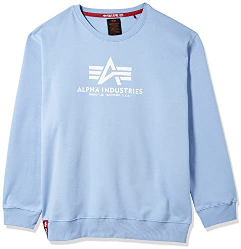 Alpha Industries Basic Sweater Sweatshirt für Herren Light Blue
