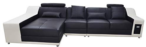 jvmoebel Ecke Leder Modern XXL Couch Wohnlandschaft Ledersofa Sofa L-Form B2017B