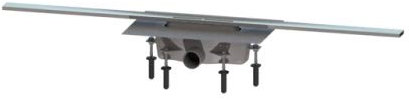 KESSEL Duschrinne Linearis Infinity 90 L: 1100 mm, DN 50, Edelstahl gebürstet 45200.11
