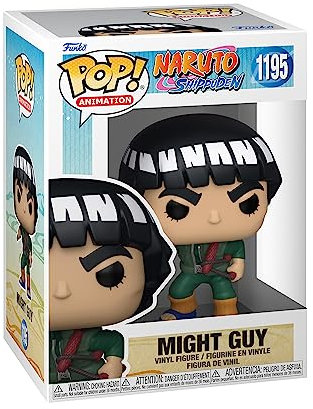 Funko Pop! Animation: Naruto - Might Guy - Figura de Vinilo Coleccionable - Idea de Regalo- Mercancia Oficial - Juguetes para Niños y Adultos - Anime Fans - Muñeco para Coleccionistas y Exposición