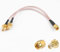 Vecys - Cable divisor SMA macho a SMA hembra doble conector coaxial de 3 vías V-tipo RG316 6/15CM para 2G 3G 4G LTE Antena Router Pasarela Módem MiFi Mobile Hotspot