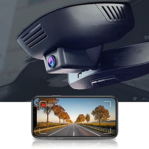 Fitcamx Dashcam Kompatibel mit Volvo Polestar 2 2021 2022 2023 2024 2025, 4K Autokamera WiFi, UHD Video 2160P Nachtsicht, OEM-Autozubehör, Loop-Aufnahme, G-Sensor, Dasch-cam Auto, mit 64-GB-Karte