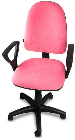 ARTOFIS Schreibtischstuhl mit Höhenverstellbar für Kinder - Ergonomischer Kinderschreibtischstuhl mit 5 Rollen, Drehbarer Jungendstuhl mit Rückenlehne, Rosa