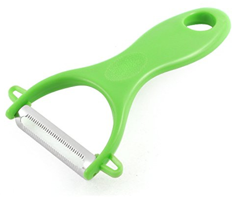 Ruilogod Gadget Helper gezacktes Messer, Gemüse, Obst Peeler Dicer Cutter Grün