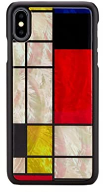 Man&Wood iPhone Pearl Cases - Mondrian (iPhone Xs Max)