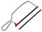 Compact Mini Hacksaw & Junior Hack Saw Set – Simple Blade Replacement – Standard Blade Sizes – Fine Tooth Cutting Blade for Cutting Plastic & Wood, Perfect for DIY & Craft Projects (Single Hacksaw)