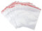Carehabi 100 sacchetti con zip, richiudibili, trasparente con cerniera, di plastica (10 x 15)