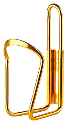 Dantazz Flaschenhalter Fahrrad mit 2 Schrauben, Leicht Trinkflaschenhalter aus Aluminium Universal Getränkehalter Wasser Flaschenhalterung, für Fahrräder Rennrad MTB Kinderfahrrad (Gold, OneSize)