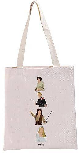 PYOUL The Princess Movie Bride Inspired Gift Princess Bride 1987 Movie Character Tote Bag Princess Bride Merchandise Handbag (Princess Bride T)