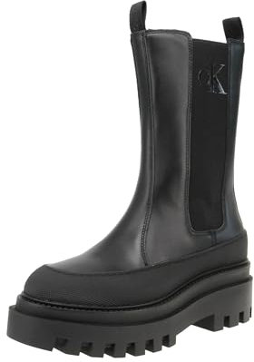 Calvin Klein YW0YW01111 - Damen Schuhe Stiefel - YW0YW01111-0GT-Triple-Black, Größe:38 EU