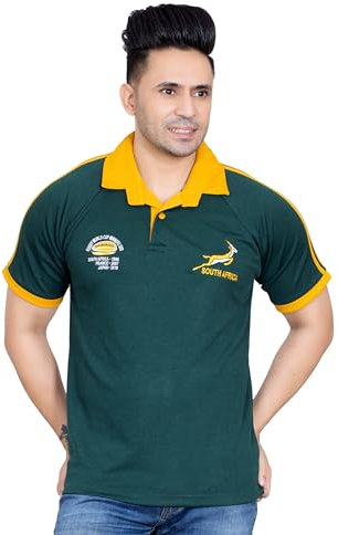 2023 Rugby Champion South Africa Rugby Shirt Short Sleeve South Africa Present Size L Green