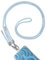 AHABIPERS Handykette Universal zum Umhängen, Nylon Handyband kompatibel mit Jeden Smartphones, Verstellbar und Abnehmbar Kette zum Umhängen, Hülle mit Kordel, Handyband für Jeder Hülle, Azurblau