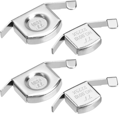 Magnetische Nahtführung für Nähmaschine, Universal Magnet Nähte, Kantenführer Naht Presser, Nähzubehör für Anfänger Profis Heimwerker Werkzeuge Teile (4PCS)